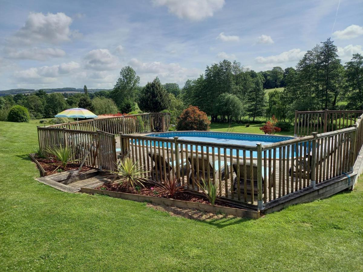 La Gasteboisiere With Swimming Pool And Games Room Le Mesnil-Adelee Exterior foto
